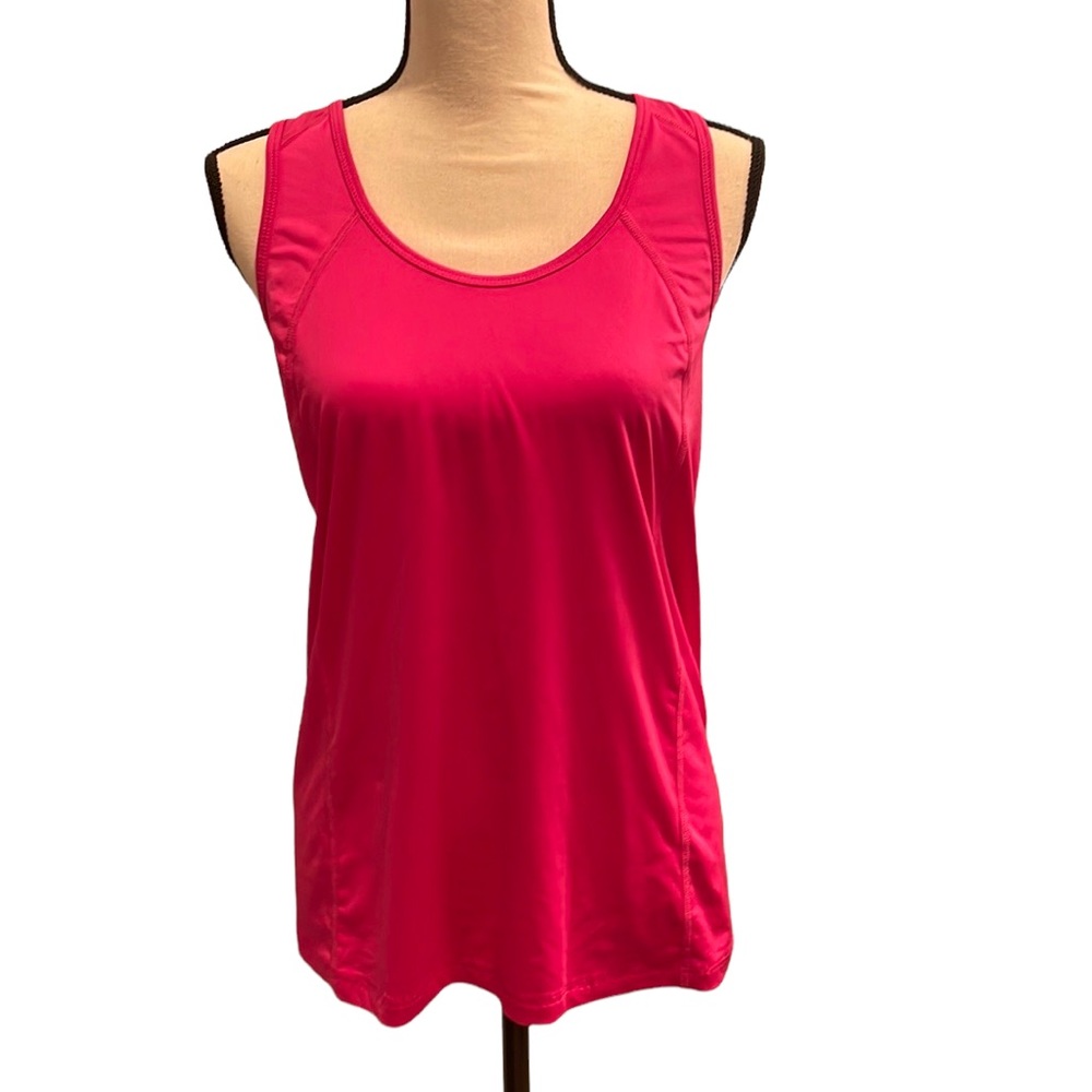 Lole: Victory Tank. Color: guava (looks like fuchsia). Size medium.